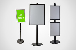 Floor sign stand